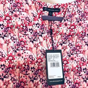ADRIANNA PAPELL, Size S, FLORAL SLEEVELESS BLOUSE